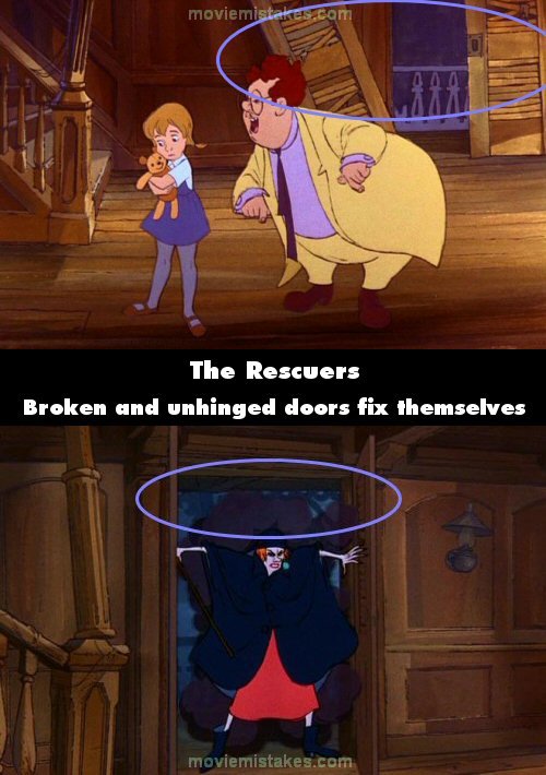 The Rescuers movie mistake picture 7