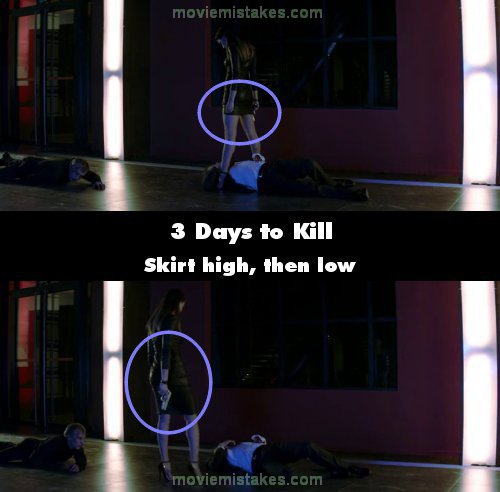 3 Days to Kill mistake picture