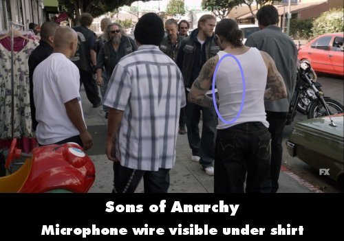 Sons of Anarchy mistake picture
