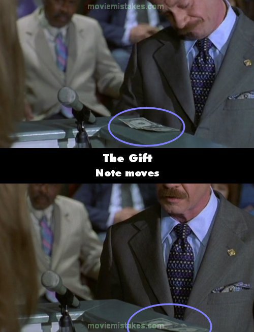 The Gift mistake picture