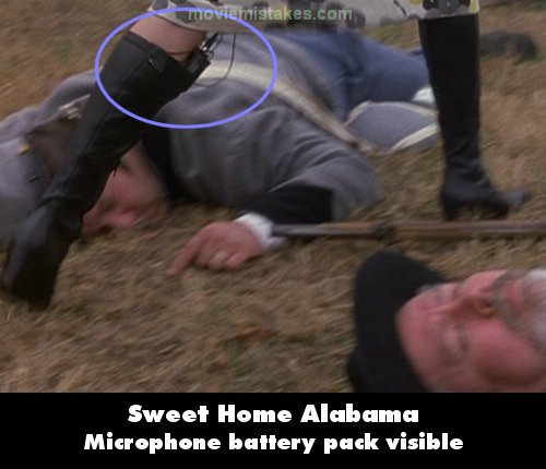 Sweet Home Alabama mistake picture