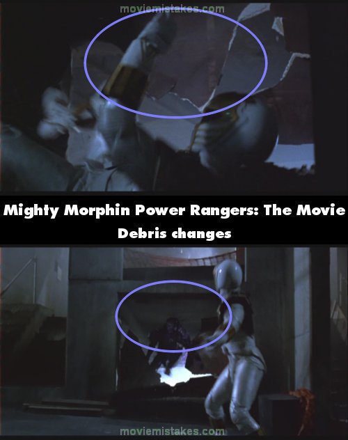 Mighty Morphin Power Rangers: The Movie mistake picture