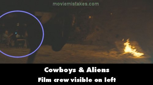 Cowboys & Aliens mistake picture
