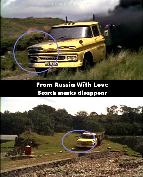 From Russia With Love mistake picture