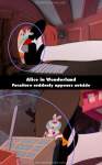 Alice in Wonderland mistake picture