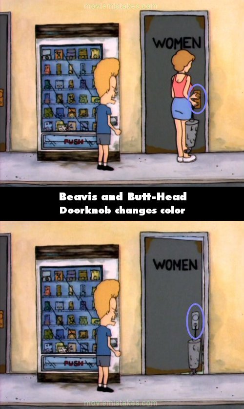 Beavis and Butt-Head mistake picture