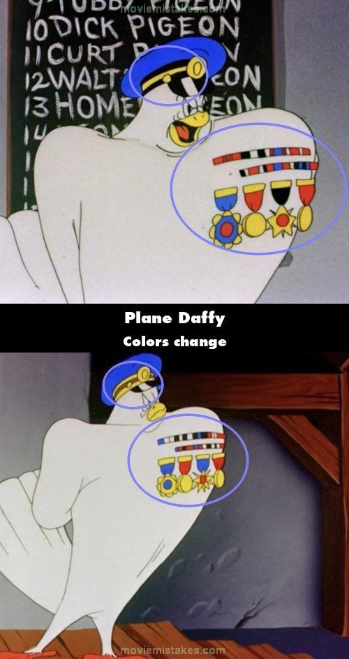 Plane Daffy mistake picture