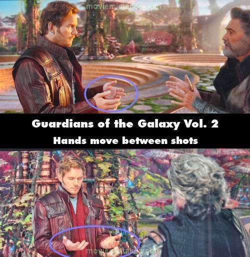 Guardians of the Galaxy Vol. 2 mistake picture