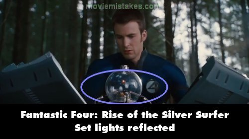 Fantastic Four: Rise of the Silver Surfer mistake picture
