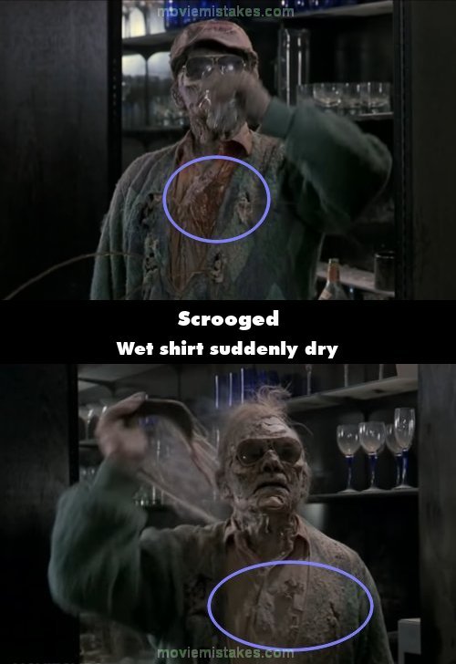 Scrooged mistake picture