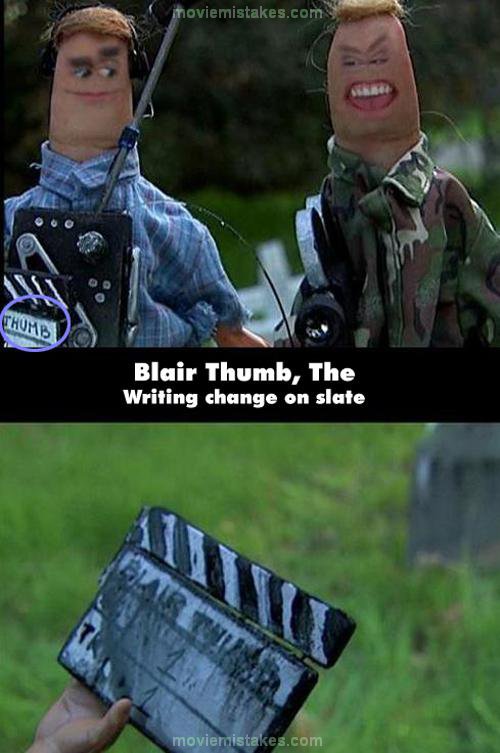 The Blair Thumb mistake picture