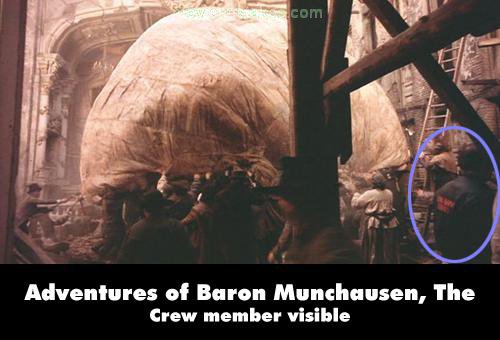 The Adventures of Baron Munchausen mistake picture