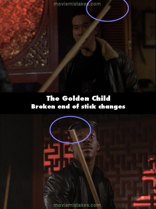 The Golden Child mistake picture