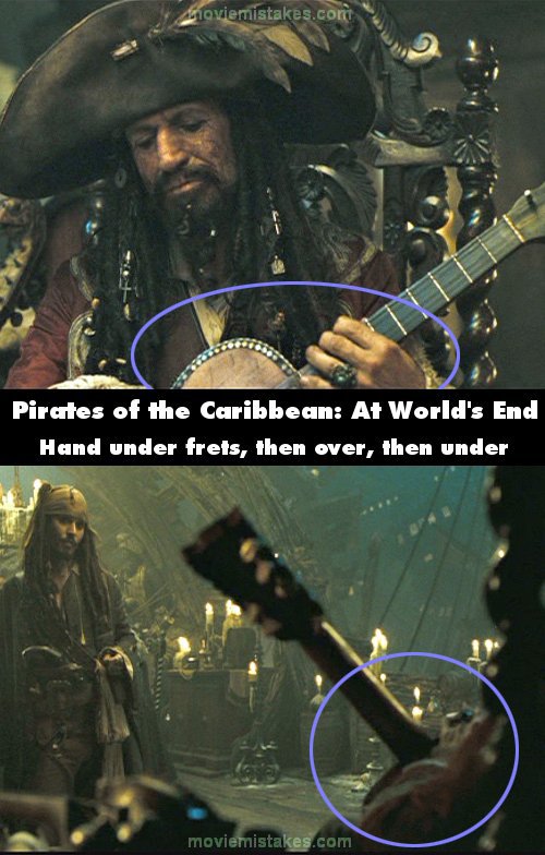Pirates of the Caribbean: At World's End (2007) movie mistake picture