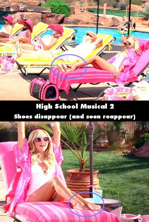 High School Musical 2 (2007) movie mistake picture (ID 126774)