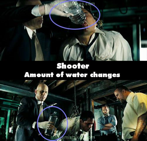 Shooter (2007) movie mistakes, goofs and bloopers