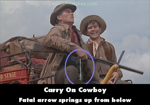 Carry On Cowboy mistake picture