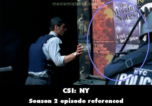 CSI: NY trivia picture