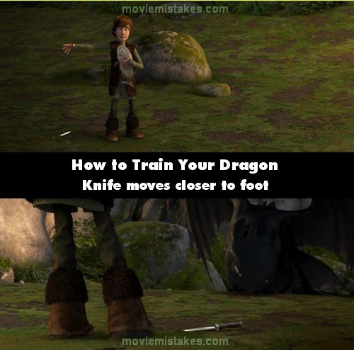How to Train Your Dragon mistake picture