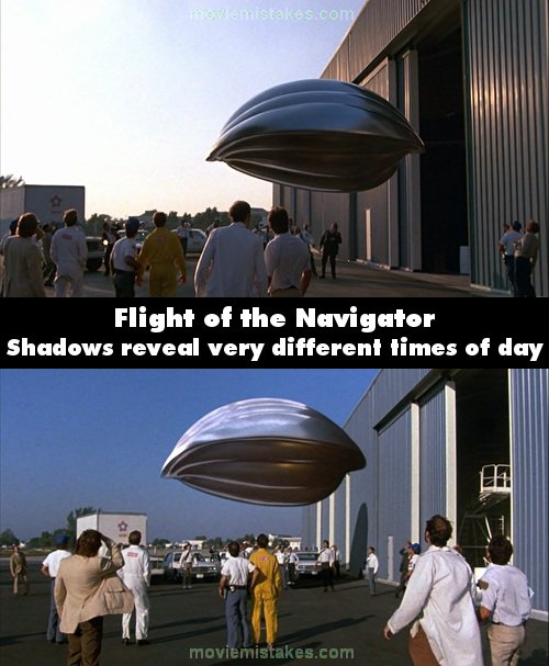 Flight of the Navigator (1986) movie mistakes, goofs and 
