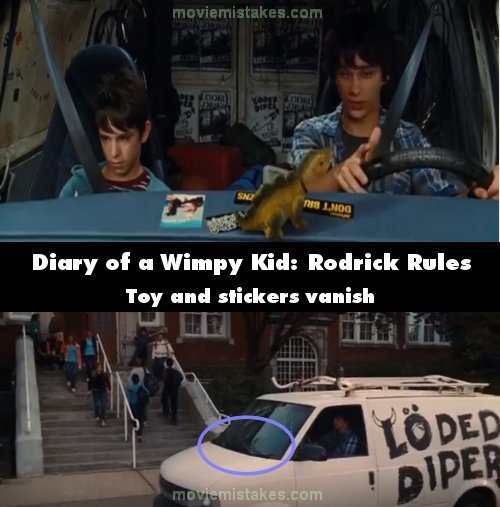 Diary of a Wimpy Kid: Rodrick Rules mistake picture