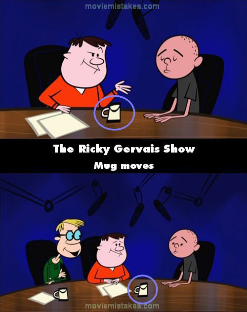 The Ricky Gervais Show mistake picture