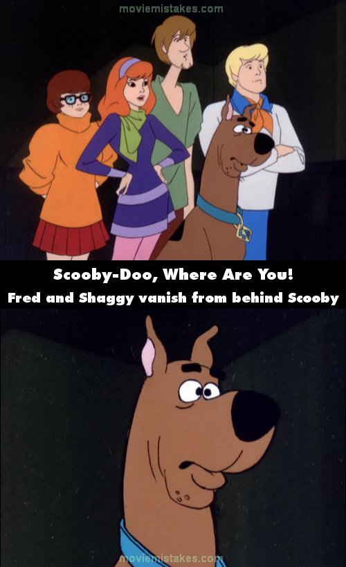 Scooby-Doo, Where Are You! mistake picture