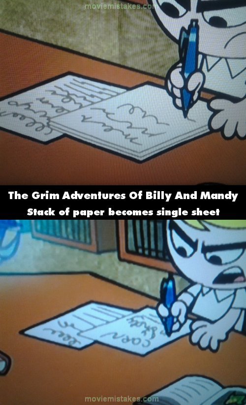 The Grim Adventures Of Billy And Mandy mistake picture