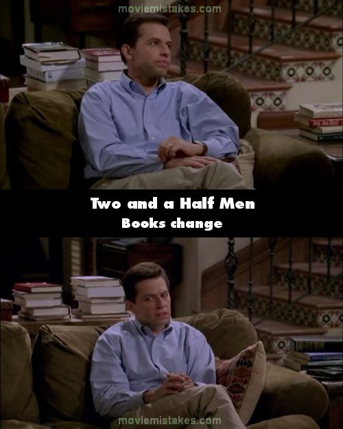 Two and a Half Men mistake picture