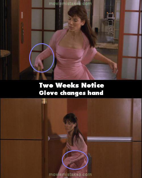 Two Weeks Notice mistake picture