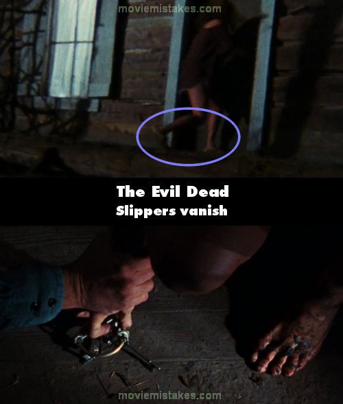 The Evil Dead mistake picture