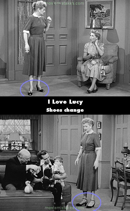 I Love Lucy (1951) TV mistake picture (ID 226467)
