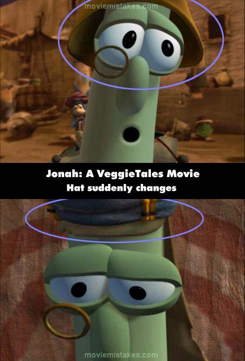 Jonah: A VeggieTales Movie mistake picture