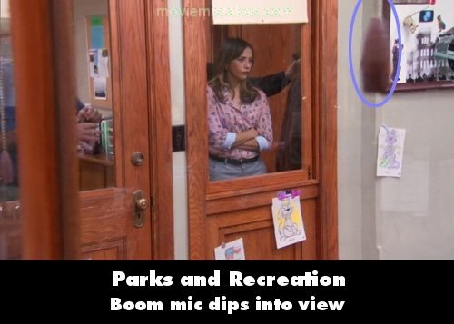 Parks and Recreation mistake picture