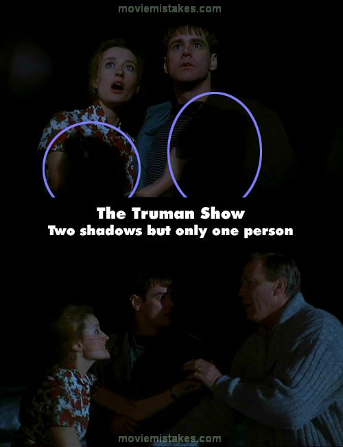 The Truman Show mistake picture