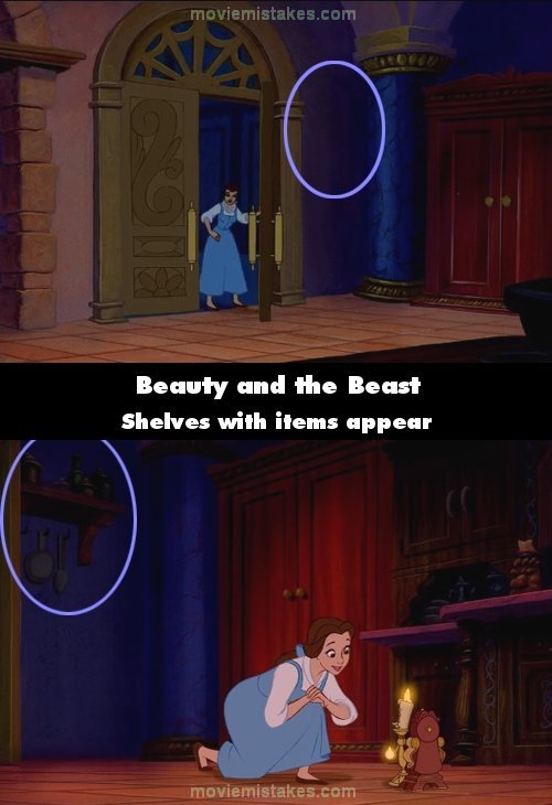 Beauty And The Beast 1991 Movie Mistake Picture Id