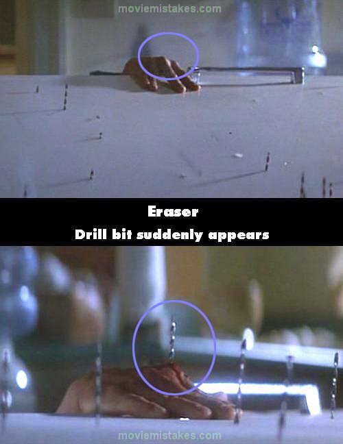 Eraser (1996) movie mistake picture (ID 2668)