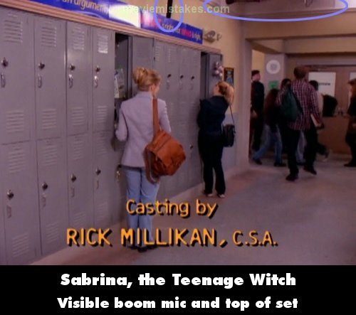 Sabrina, the Teenage Witch mistake picture
