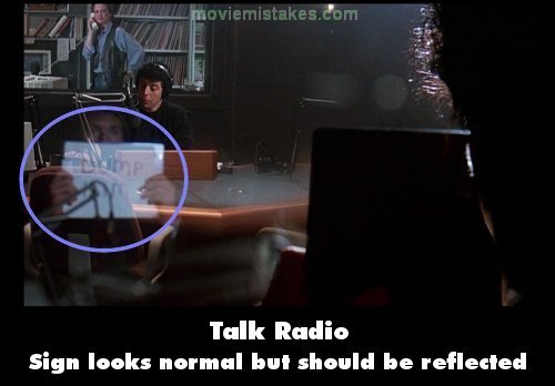 Talk Radio mistake picture