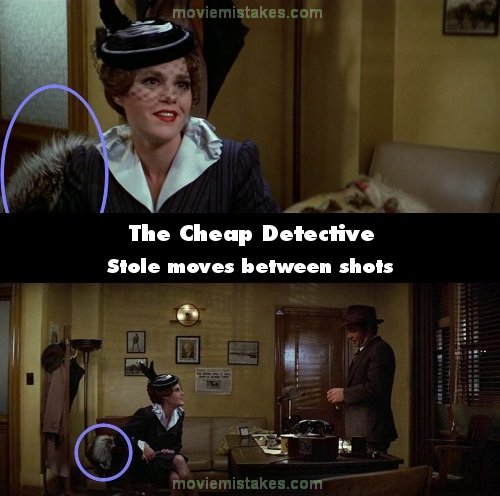 The Cheap Detective mistake picture