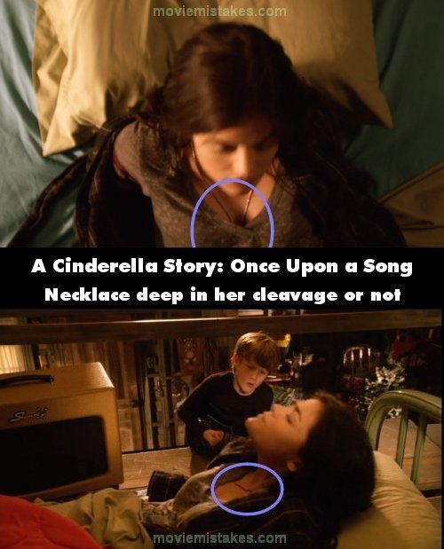 A cinderella story once upon a song make you believe A Cinderella Story Once Upon A Song 2011 Movie Mistake Picture Id 304511