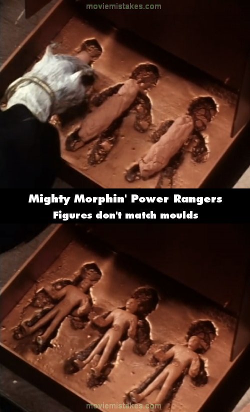 Mighty Morphin' Power Rangers mistake picture