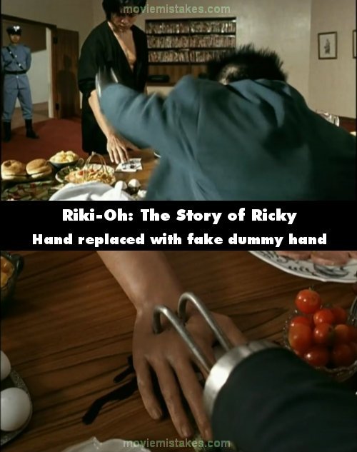 Riki Oh The Story Of Ricky 1991 Movie Mistake Picture Id