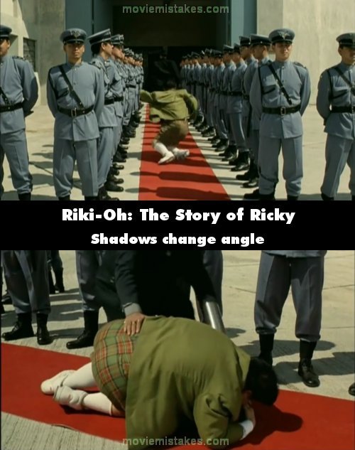 Riki-Oh: The Story of Ricky mistake picture