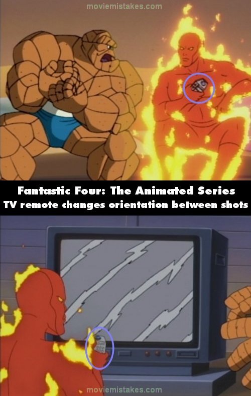 Fantastic Four: The Animated Series (1994) TV mistake picture (ID 323643)