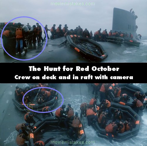 The Hunt for Red October mistake picture