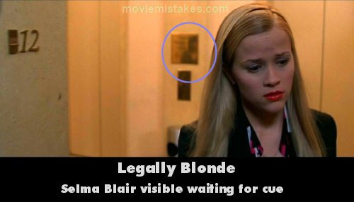 Legally Blonde (2001) movie mistake picture (ID 4517)