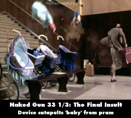 Naked Gun 33 1/3: The Final Insult mistake picture