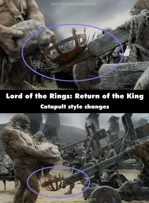 The Lord Of The Rings The Return Of The King 2003 Movie Mistake