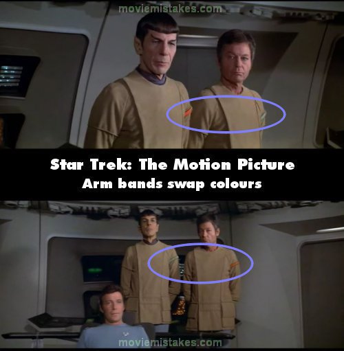 Star Trek: The Motion Picture mistake picture